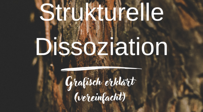 Strukturelle Dissoziation grafisch erklärt (vereinfacht)